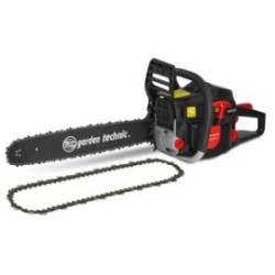 Tronçonneuse thermique 58CC - guide 50cm livrée avec 2 chaa®nes - Elem Garden
