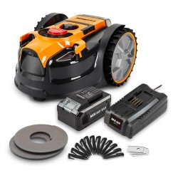 Robot tondeuse autonome 24V - 8Ah sans fil perimetrique - Le robot le plus simple du marche