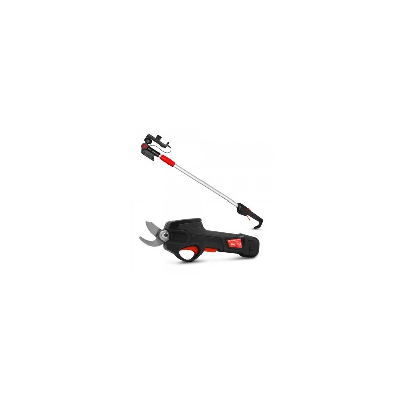 Sécateur rechargeable 7.2V lithium avec perche télescopique - Elem Garden