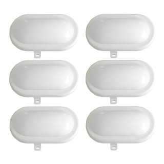 Lot de 6 hublots led 6W - 480 lumens - IP65