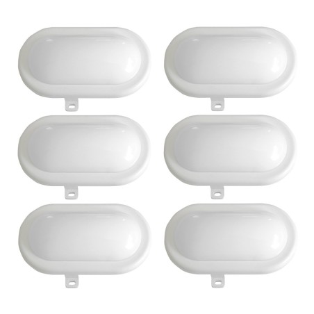 Lot de 6 hublots led 6W - 480 lumens - IP65