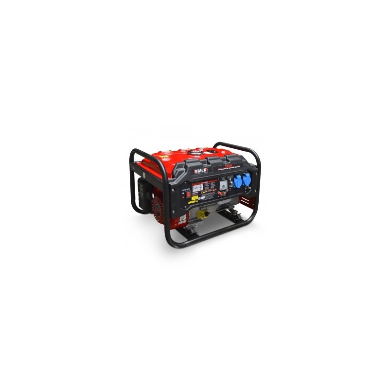 Groupe électrogéne max 2800W - Essence - 2 prises - AVR - Brick