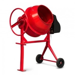 bétonniére electrique 550w - 140 litres - Avec roues - Brick