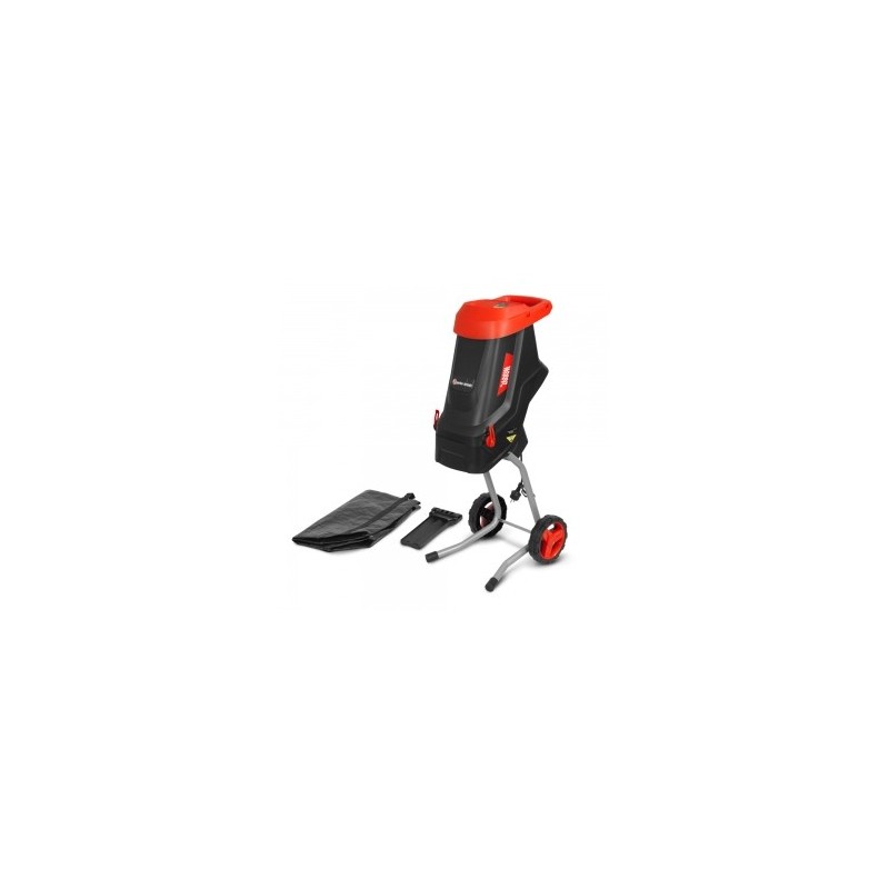 Broyeur de végétaux électrique 2600W avec sac récupérateur de 45L