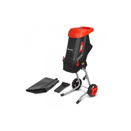 Broyeur de végétaux électrique 2600W avec sac récupérateur de 45L