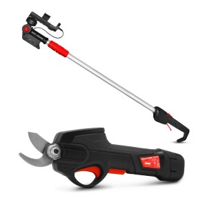 Sa©cateur rechargeable 7.2V lithium avec perche ta©lescopique - Elem Garden