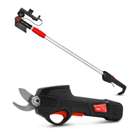Sa©cateur rechargeable 7.2V lithium avec perche ta©lescopique - Elem Garden