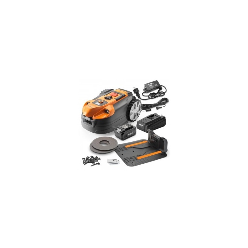 Robot tondeuse autonome 24V avec station de charge, sans fil périmétrique - Le robot le plus simple du marché
