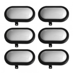Lot de 6 hublots led 6W - 480 lumens - IP65