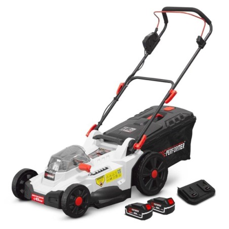 Tondeuse rechargeable 2 X 20V max 43 cm avec batteries 4Ah et chargeur double - X-Performer X-PERFORMER - 1
