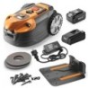 Robot tondeuse autonome 24V sans fil périmétrique avec station de charge - Max 500mÂ²