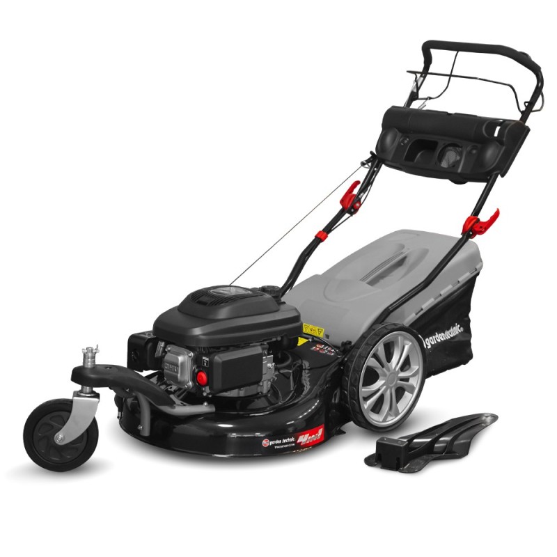 Tondeuse thermique tractee 3 roues 196cc - 55cm - 65L - Elem Garden