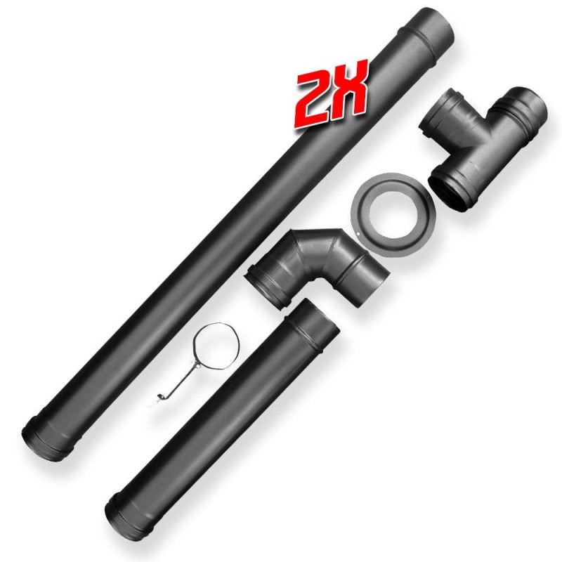 Kit installation poele a pellets - Warm Tech WARM TECH - 1 Kit installation poele a pellets - Warm Tech WARM TECH - 1