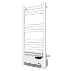 Radiateur seche serviettes avec fluide 500W + soufflerie 1000W - Warmtech WARM TECH - 1