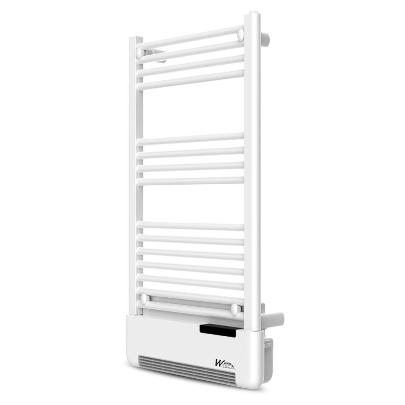 Radiateur seche serviettes avec fluide 500W + soufflerie 1000W - Warmtech WARM TECH - 1