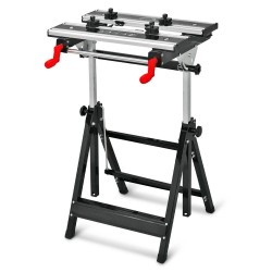 Etabli telescopique metallique 60 x 58 x 77cm - Charge max 100kg - Brick BRICK - 1