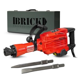 Marteau piqueur 1700W-60 joules - 1900 coups/minute - avec coffret metal BRICK - 1