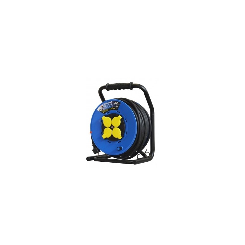 Enrouleur 4 prises-h07rn-3g2.5MMÂ²-40M -I-watts Pro