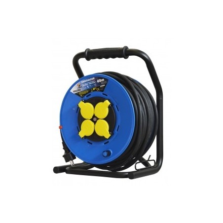 Enrouleur 4 prises-h07rn-3g2.5MMÂ²-40M -I-watts Pro
