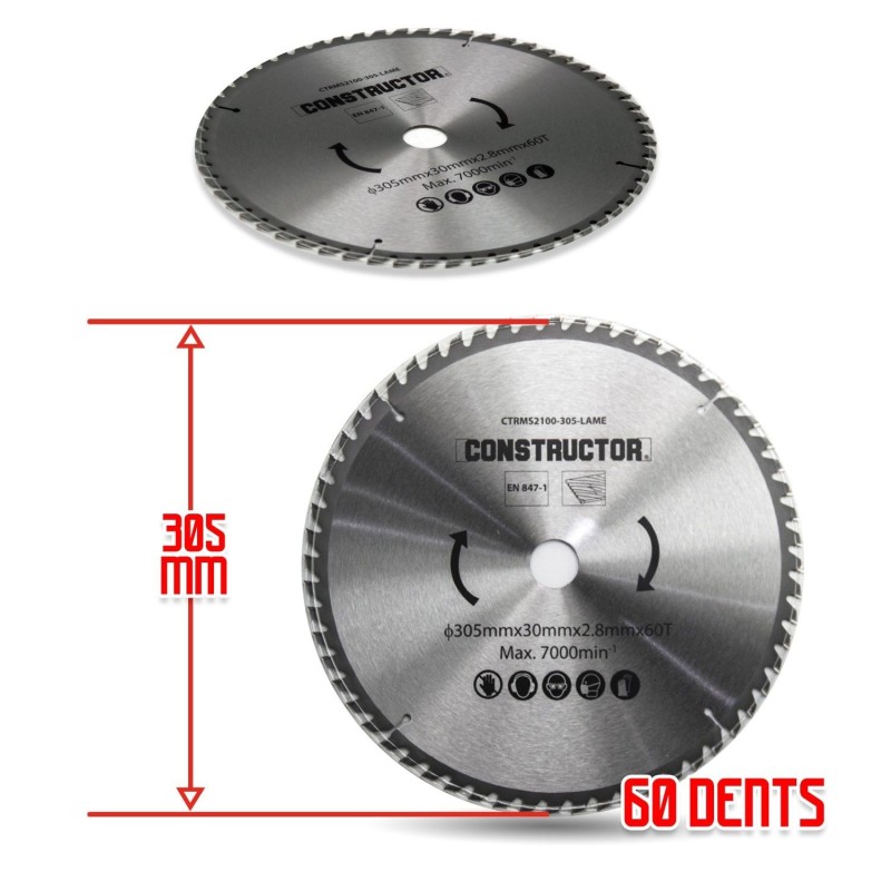 Lame pour CTRMS2100-305DBLA CONSTRUCTOR - 1
