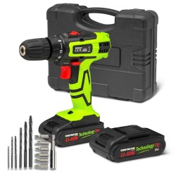 Perceuse visseuse 20V lithium-2 batteries - Chargeur rapide - Constructor CONSTRUCTOR - 1