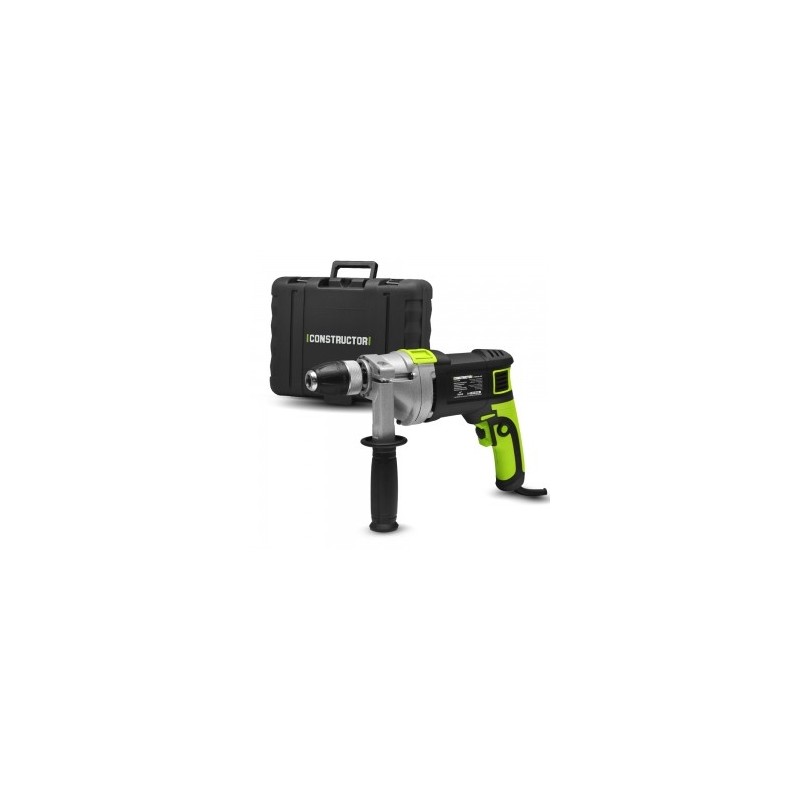 Perceuse ça  percussion 850W - Mandrin Auto. 13mm - Carter en métal - Régulateur de vitesse électronique