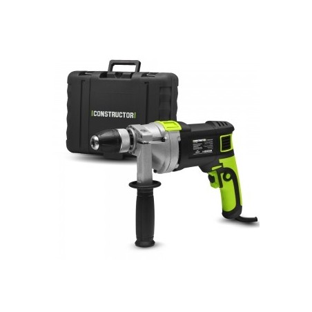 Perceuse ça  percussion 850W - Mandrin Auto. 13mm - Carter en métal - Régulateur de vitesse électronique