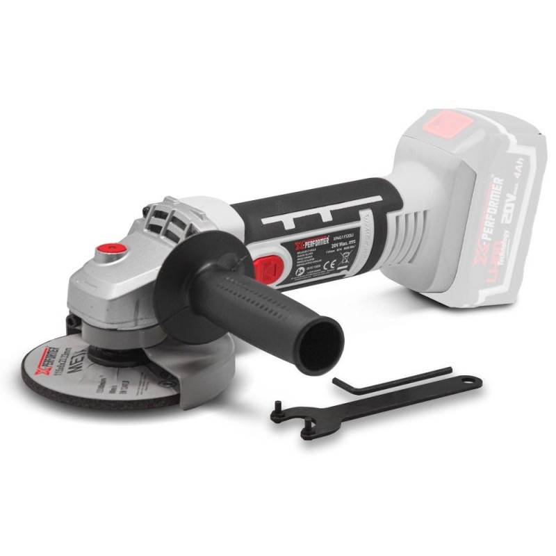Meuleuse d'angle sans fil 20V - 115mm livree sans batterie - X-Performer X-PERFORMER - 1