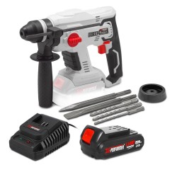Marteau perforateur sans fil 20V avec moteur e  induction avec batterie 2Ah - X-Performer X-PERFORMER - 1