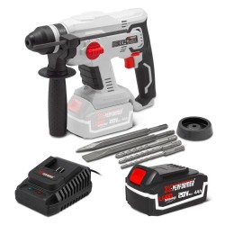 Marteau perforateur sans fil 20V avec moteur e  induction avec batterie 4Ah - X-Performer X-PERFORMER - 1