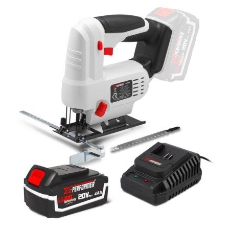 Scie sauteuse pendulaire 20V max livree avec batterie 4Ah - X PERFORMER X-PERFORMER - 1