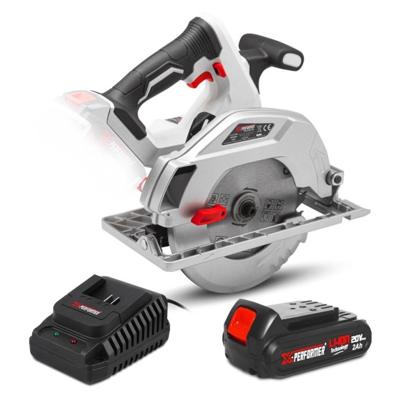 Scie circulaire sans fil 20V avec batterie 2Ah - X-Performer X-PERFORMER - 1