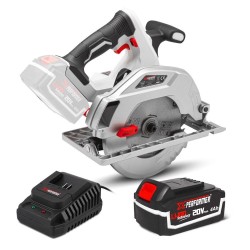 Scie circulaire sans fil 20V avec batterie 4Ah - X-Performer X-PERFORMER - 1