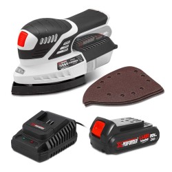 Ponceuse triangulaire 20V max avec batterie 2Ah - X PERFORMER X-PERFORMER - 1