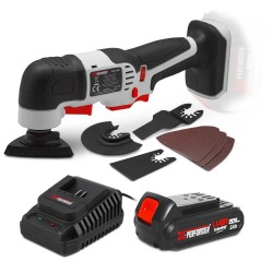 Outil multifonctions sans fil 20V + accessoires avec batterie 2Ah - X-Performer X-PERFORMER - 1