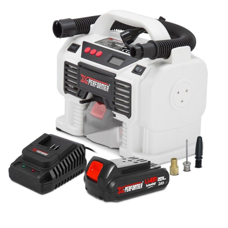 Gonfleur - degonfleur sans fil 20V avec batterie 2Ah - X-Performer X-PERFORMER - 1