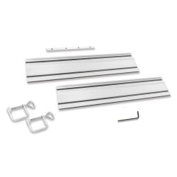 Lot de 2 guides 70cm pour scie circulaire plongeante CONSTRUCTOR - 1