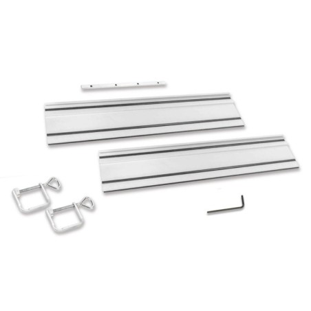 Lot de 2 guides 70cm pour scie circulaire plongeante CONSTRUCTOR - 1