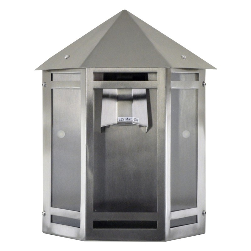 Demi applique Inox E27 60W - I-Watts Outdoor Demi applique Inox E27 60W - I-Watts Outdoor