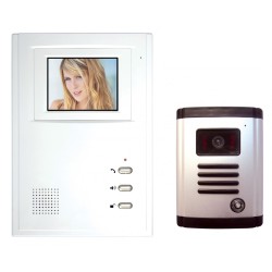 Interphone video noir et blanc equipe dâun ecran n ELEM Technic - 2
