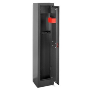 Armoire à fusils 315X205X1380mm avec coffre intérieur - 5 fusils - Workmen Security