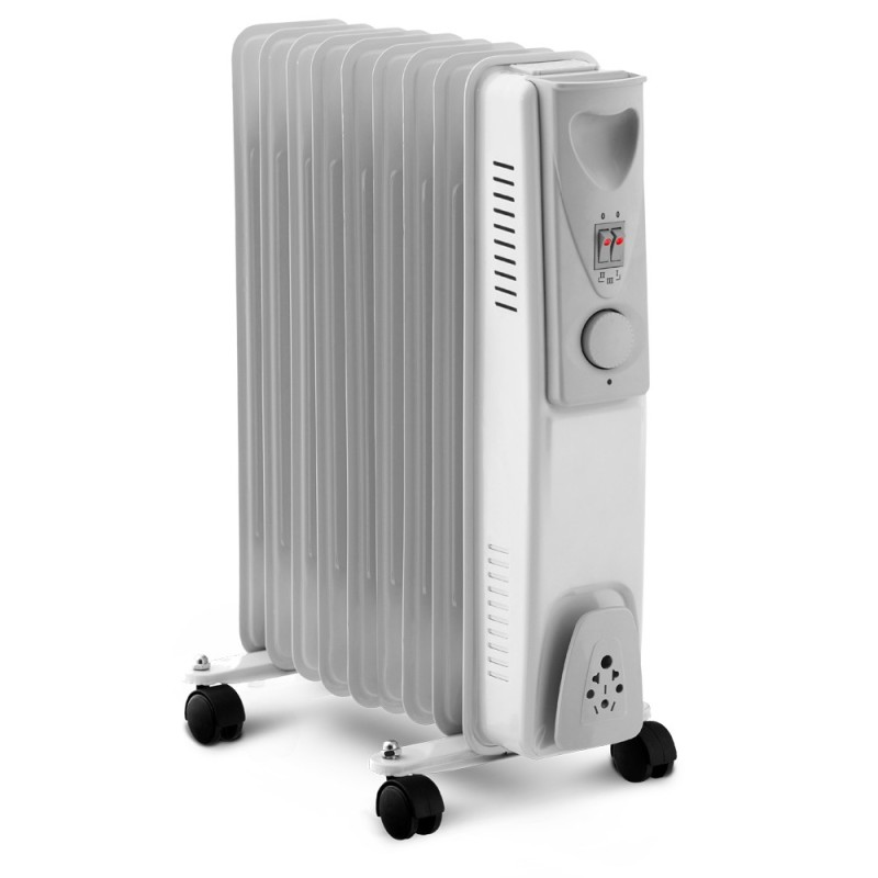 Radiateur bain d huile 2000W - 9 élements, 3 niveaux de chauffe -  Warm Tech Radiateur bain d huile 2000W - 9 élements, 3 niveaux de chauffe -  Warm Tech