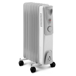 Radiateur bain d'huile 1500W 7 elements - Warm Tech WARM TECH - 2