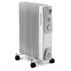 Radiateur bain d huile 2000W - 9 elements, 3 niveaux de chauffe -  Warm Tech WARM TECH - 2