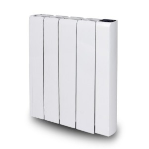 Radiateur à inertie céramique 1000W - Thermostat digital, timer 7 jours - Fixation murale - Warm Tech