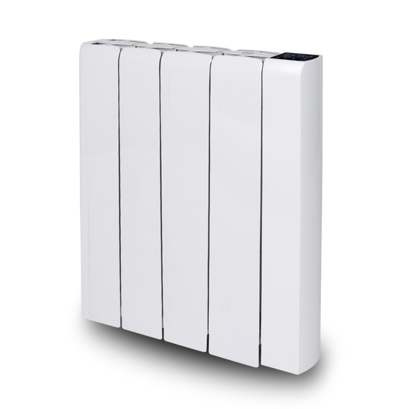 Radiateur à inertie céramique 1000W - Thermostat digital, timer 7 jours - Fixation murale - Warm Tech Radiateur à inertie céramique 1000W - Thermostat digital, timer 7 jours - Fixation murale - Warm Tech