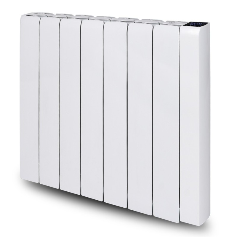 Radiateur inertie céramique 2000 W horizontal blanc, timer 7 jours, 4 modes - Warm Tech Radiateur inertie céramique 2000 W horizontal blanc, timer 7 jours, 4 modes - Warm Tech