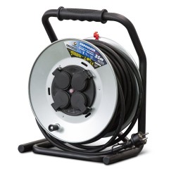 Enrouleur 4 prises-h07rn-3g2.5MMÂ²-25M - Acier galvanise -I-watts Pro I-WATTS PRO - 2