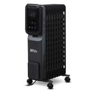 Radiateur bain d'huile 2000W 9 élements avec display Led -  Warm Tech