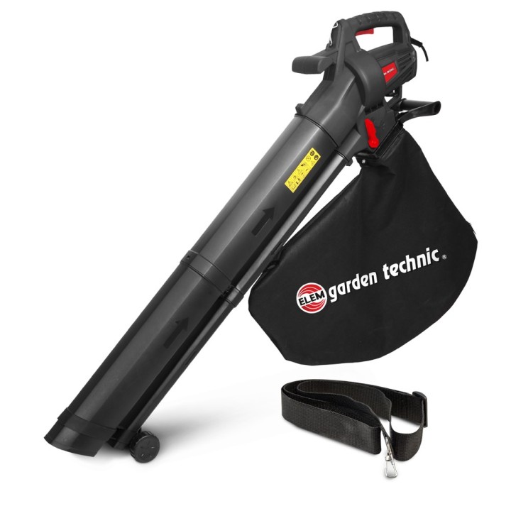 Aspirateur Souffleur Broyeur de Feuilles 3000W - 270 km/h - 10:1 - Sac 35L - Elem Garden
